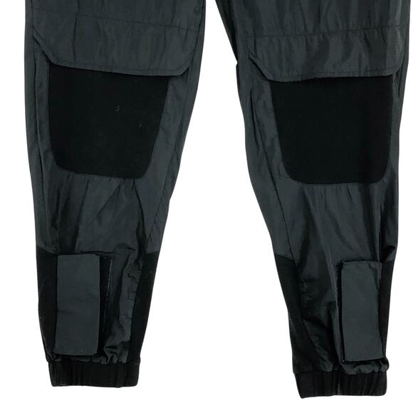 Miin Womens Size 3 US L Pants Contrast Panels Jogger Legs Hook And Loop Ankles - Picture 4 of 13